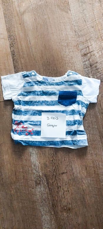T-shirt 3 mois prends ton pouce