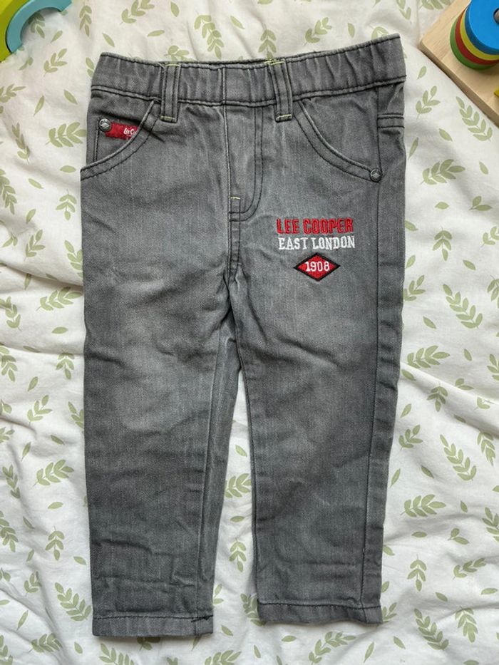 Jean gris lee Cooper 12 mois - photo numéro 3