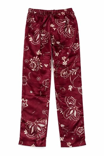 Pantalon léger avec des fleurs blanches de Etam en taille S (petite S)