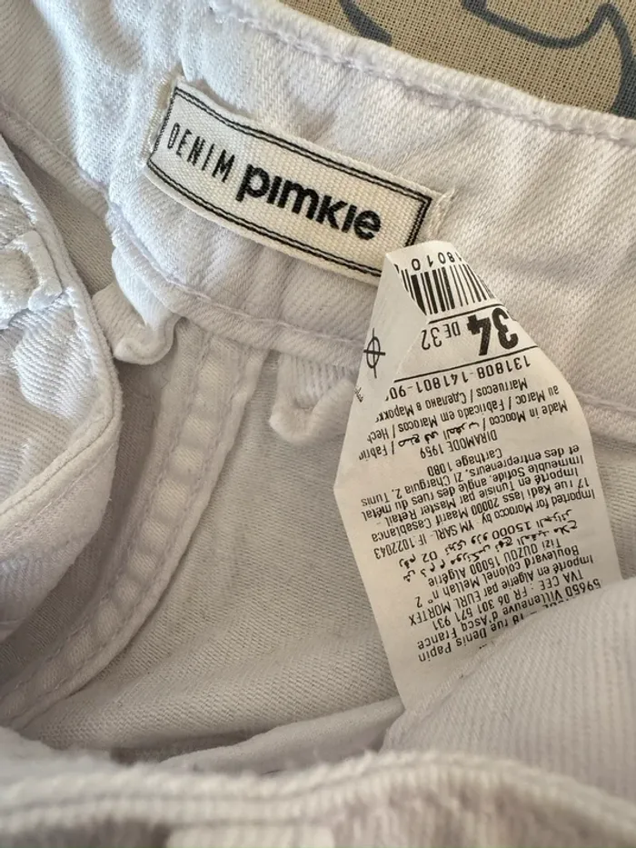 Cargo blanc pimkie - Taille S - photo numéro 3