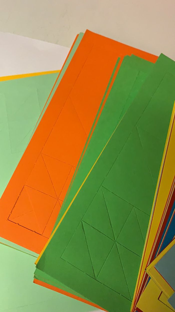 Papiers prédécoupés multiples couleurs - photo numéro 3