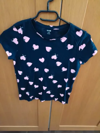 Tee shirt manches courtes fille