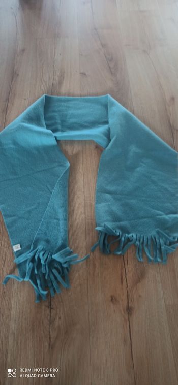 Écharpe turquoise adulte