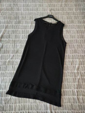 Robe noir voile Zara taille m 38