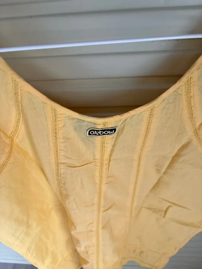 Débardeur teeshirt Oxbow enfant jaune - photo numéro 3