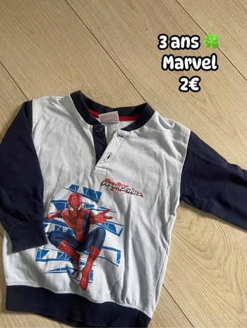 T-shirt 🍀 3 ans 🍀 Marvel