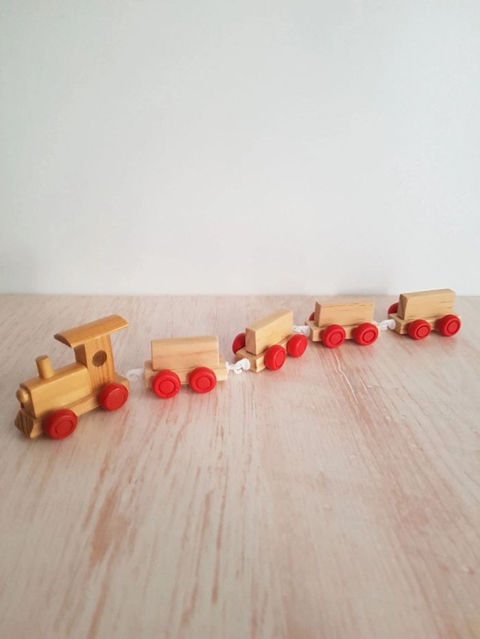 Kubix blocs de construction en bois Janod et petit train - photo numéro 15