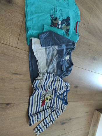 Lot de trois t-shirt manches longues 6 mois