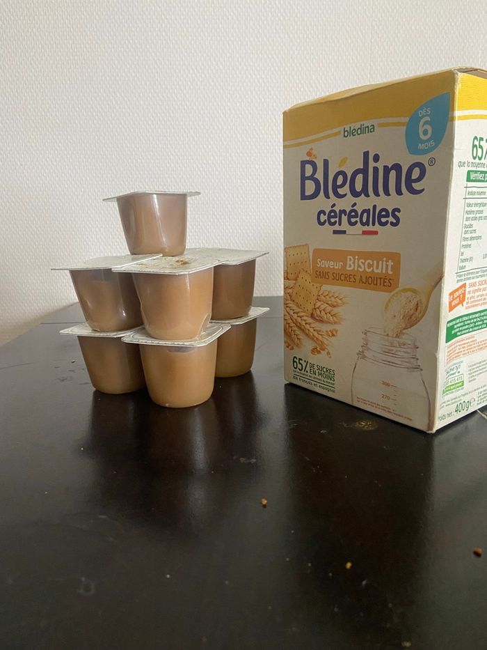 Lots de compote et bledine