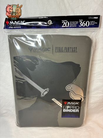 Portfolio Zippé Ultra Pro Sephiroth Final Fantasy 360 Cartes