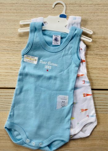 Bodies bébé garçon petit bateau