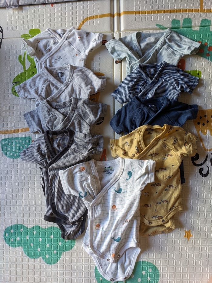 Lot de 9 bodies manches courtes - photo numéro 2