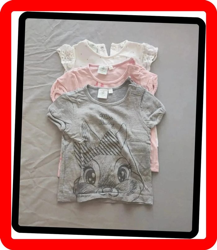 Lot de 3 tee shirts 3 mois