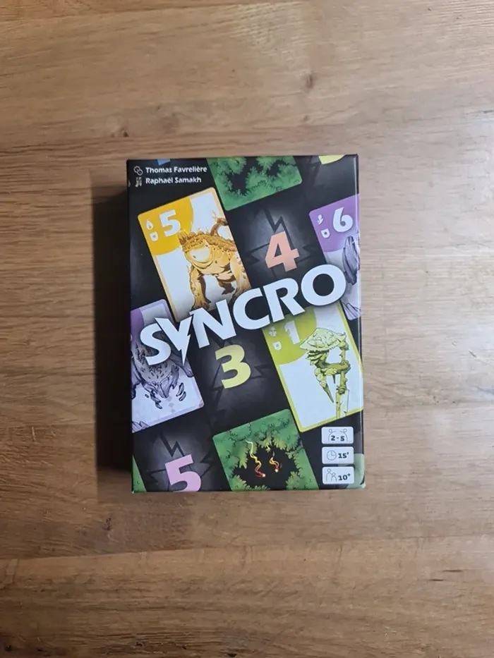 Proche du neuf jeu de cartes Syncro des éditions Grrre Games, - photo numéro 2