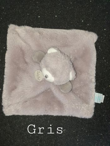 Doudou ours 🐻 Pap'ours gris