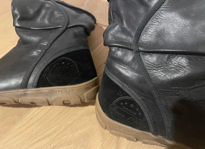 Bottes cuir marine - GEOX - P38 - photo numéro 7