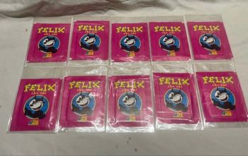 10 Sachets stickers Felix Le Chat neufs ancien