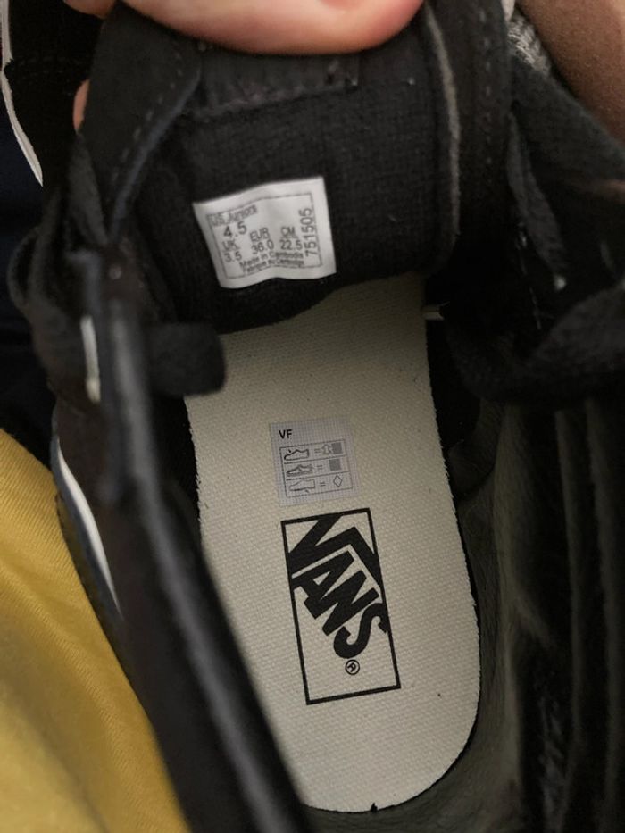 Vans Sk8-Hi noir lunar rock 36 - photo numéro 7