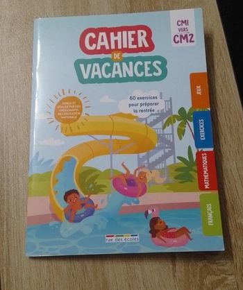 cahier de vacances du CM& au CM2- édition 2025