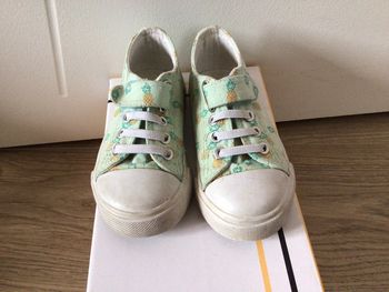 Chaussures toile enfant ananas