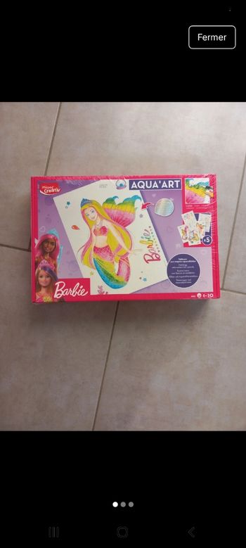 Barbie aqua art