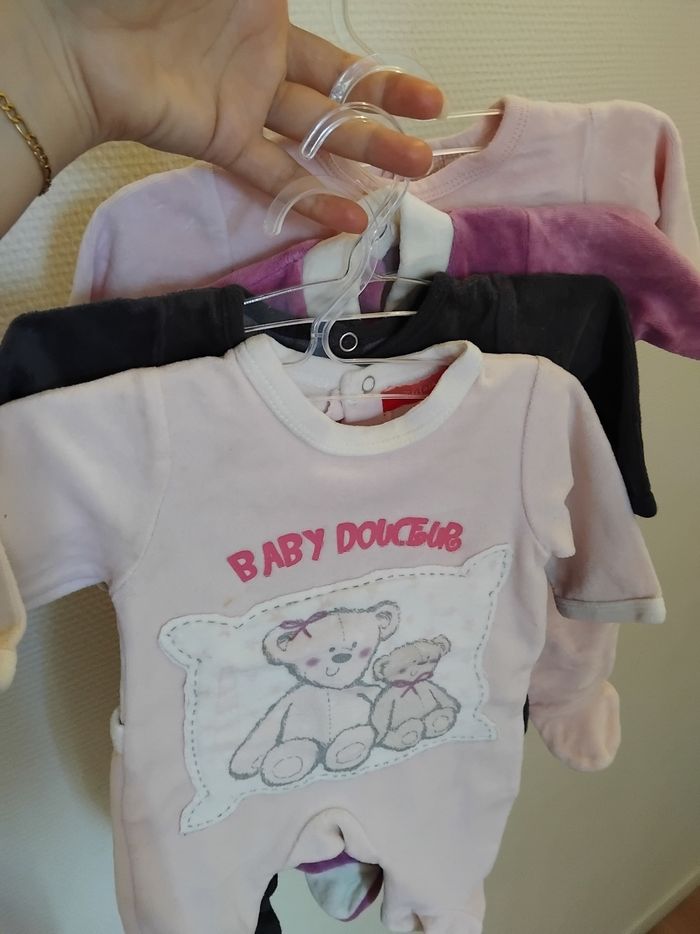 Lot pyjamas fille 1mois - photo numéro 5