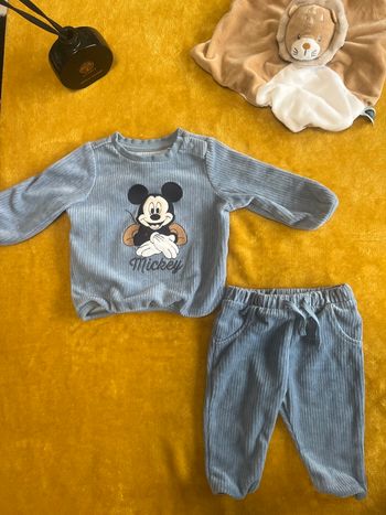 Ensemble Disney Mickey velours bébé garçon