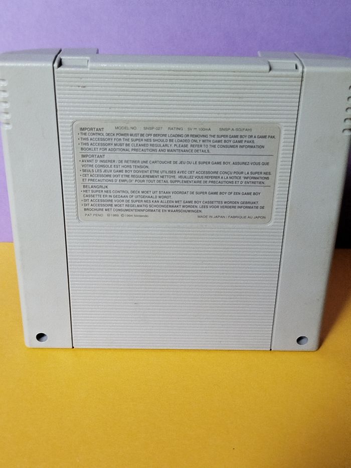 Super GameBoy pour Super Nintendo - photo numéro 3