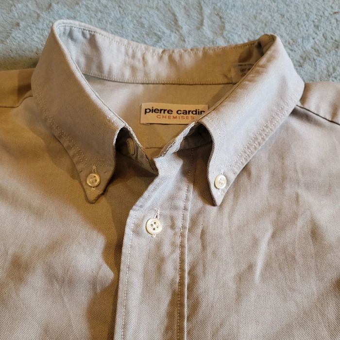 Chemise  / Chemisette Vintage 90's Pierre Cardin 👔  Taille 44 - Logo Brodé - photo numéro 4