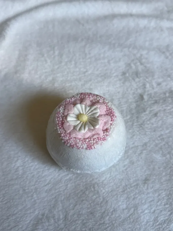Bombe de bain framboise