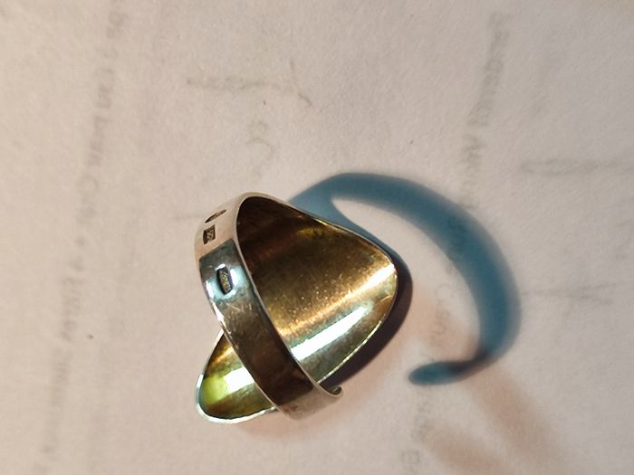 Bague manchette chic en argent - photo numéro 4