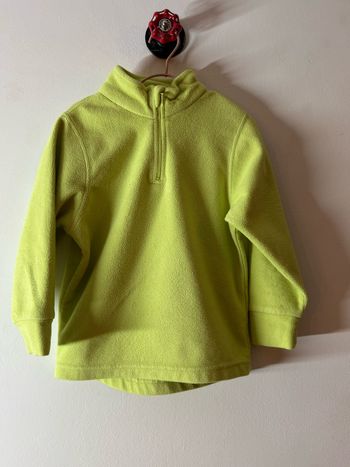 Polaire vert anis /