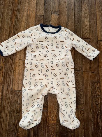 Pyjama velour orchestra  12 mois