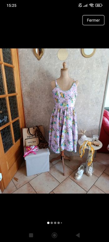 Robe rétro rockabilly kawaii 
