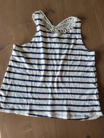 Adorable Débardeur rayé dos papillon 6-8 ans H&M