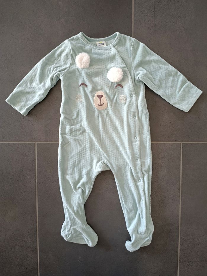 Pyjama velours une pièce Tape à l'oeil