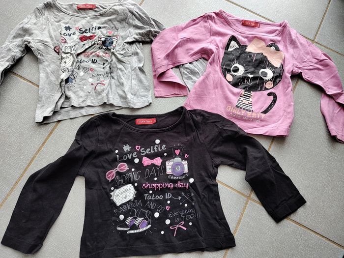 Lot de 3 t-shirts ML Tissaia T.3A
