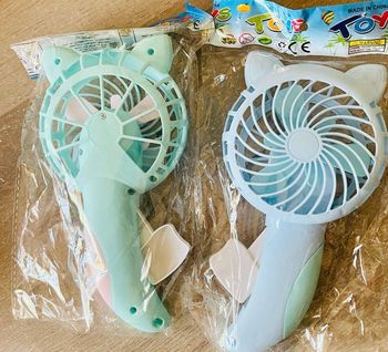 Lots de deux ventilateurs manuel pour l’été 🌸🌺 Neuf