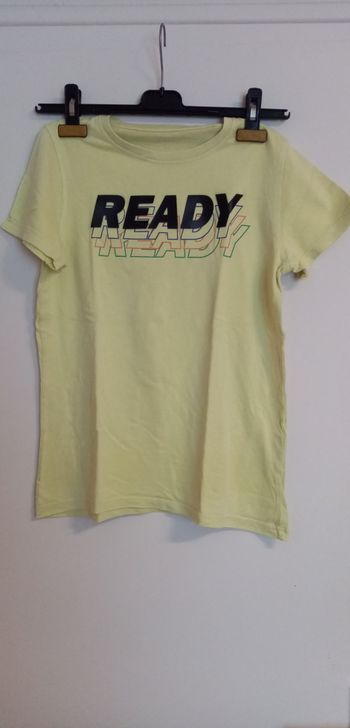 t-shirt jaune ready garçon