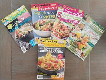 Lot de 5 magasines de cuisine