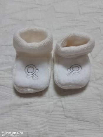 Chaussons pantoufles naissance mixte