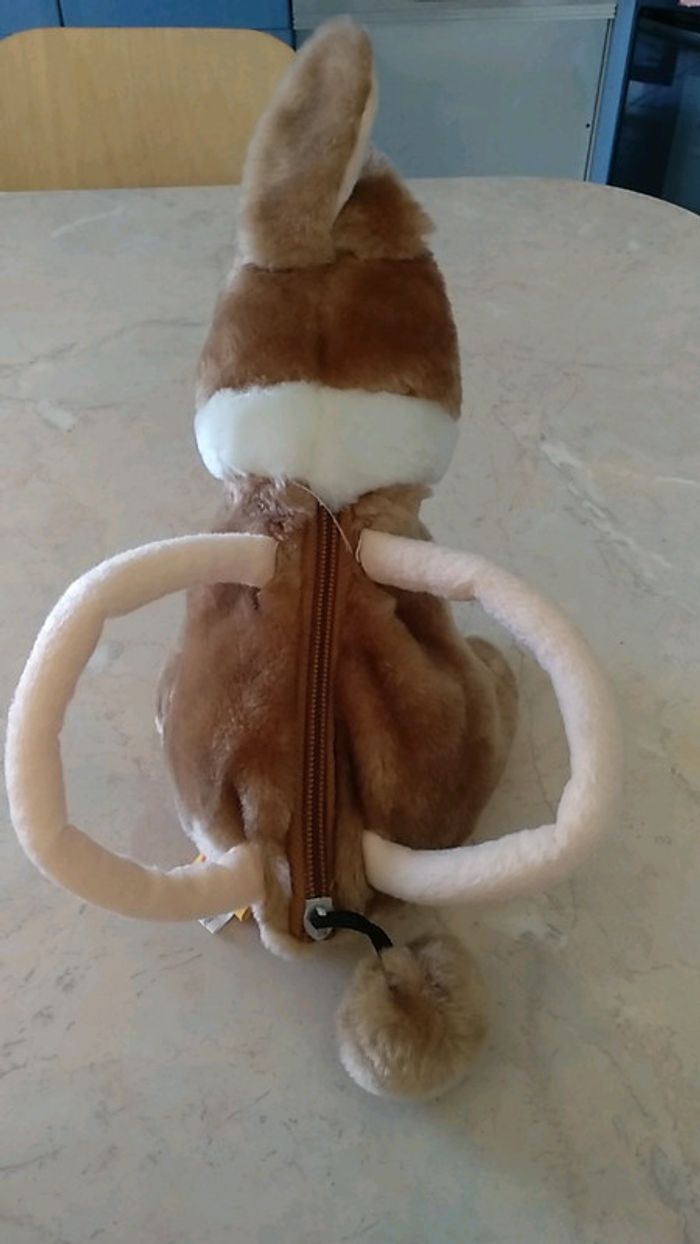 Peluche lapin petit sac à main - photo numéro 2