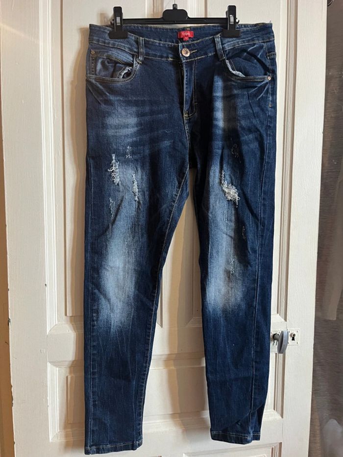 Jeans tissaia délavé taille 38