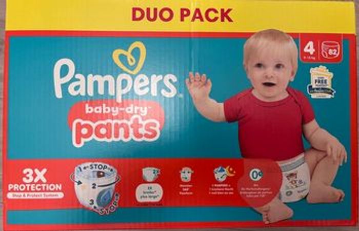 Pampers  baby dry pants taille 4