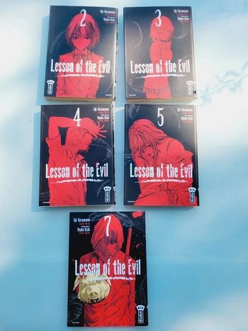 Manga Lesson of the Evil, tomes 2, 3, 4, 5 et 7, Karasuyama et Kishi