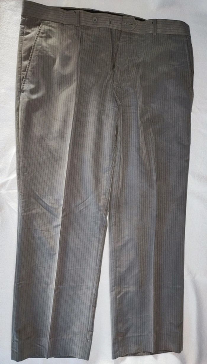 Costume Brice rayures gris - photo numéro 4