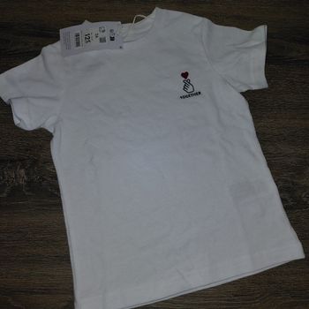 Jules - Taille shirt coton blanc 2 ans