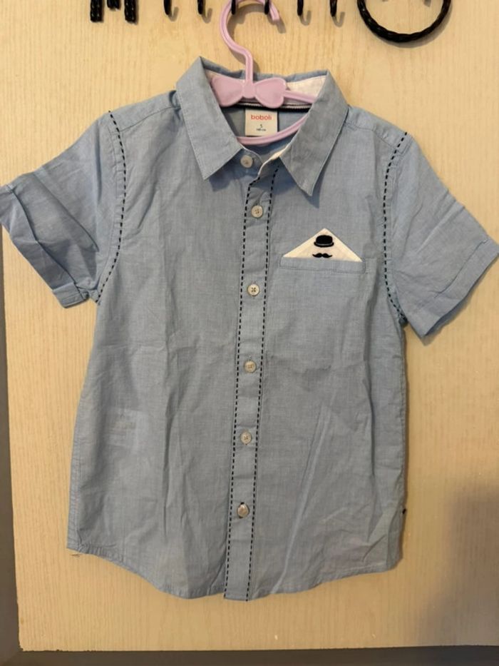 Chemise manches courtes garçon