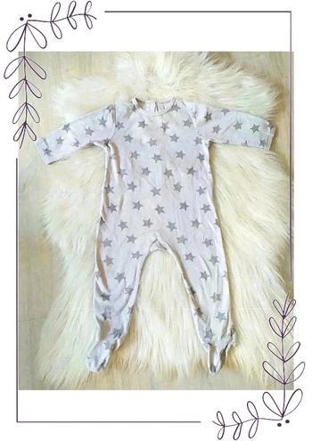 Pyjama grenouillère en velours ras mixte garçon fille 18 mois