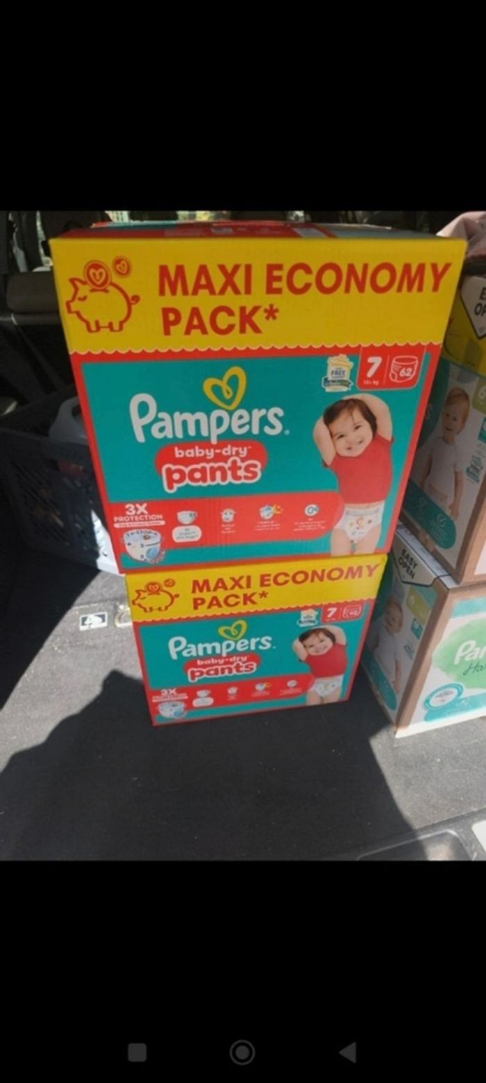 Couche Pampers pants taille 7